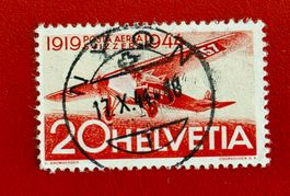 FLUGPOST 38 SCHÖNER VOLLSTEMPEL NYON VAUD 1941