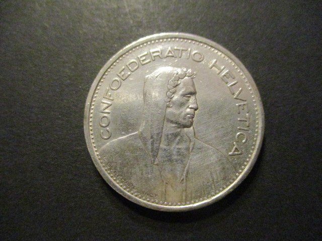 Tutti le monete: 1954   5.- Fr  Superbe pièce  Superbe qualité – Usato da Lovens venduto da Jelmi 1
