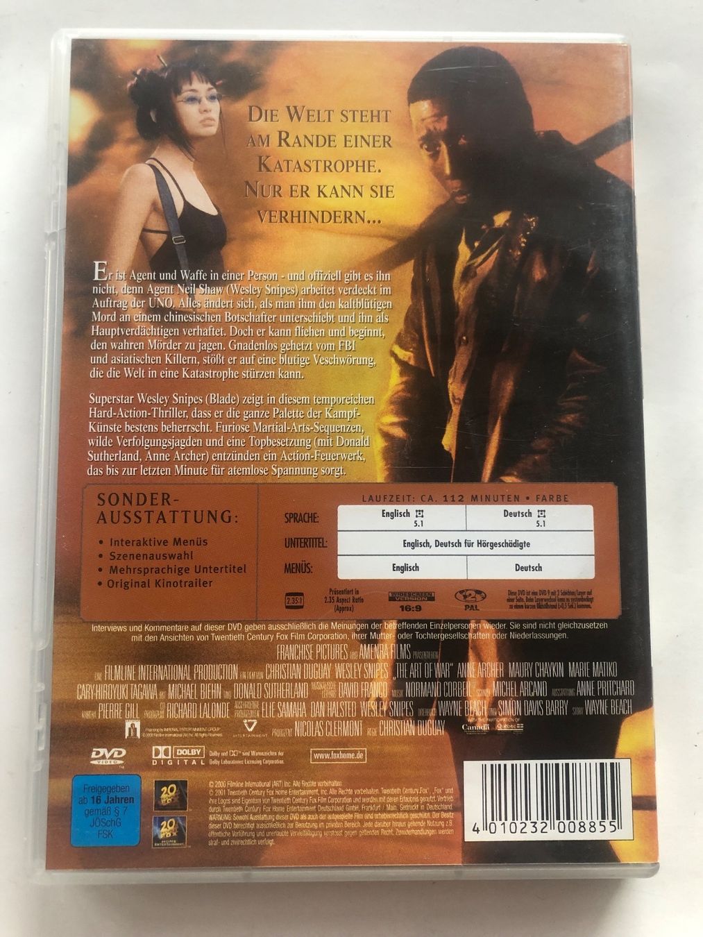Alle DVDs: The Art of War DVD – Gebraucht aus Kestenholz von Inna09 1