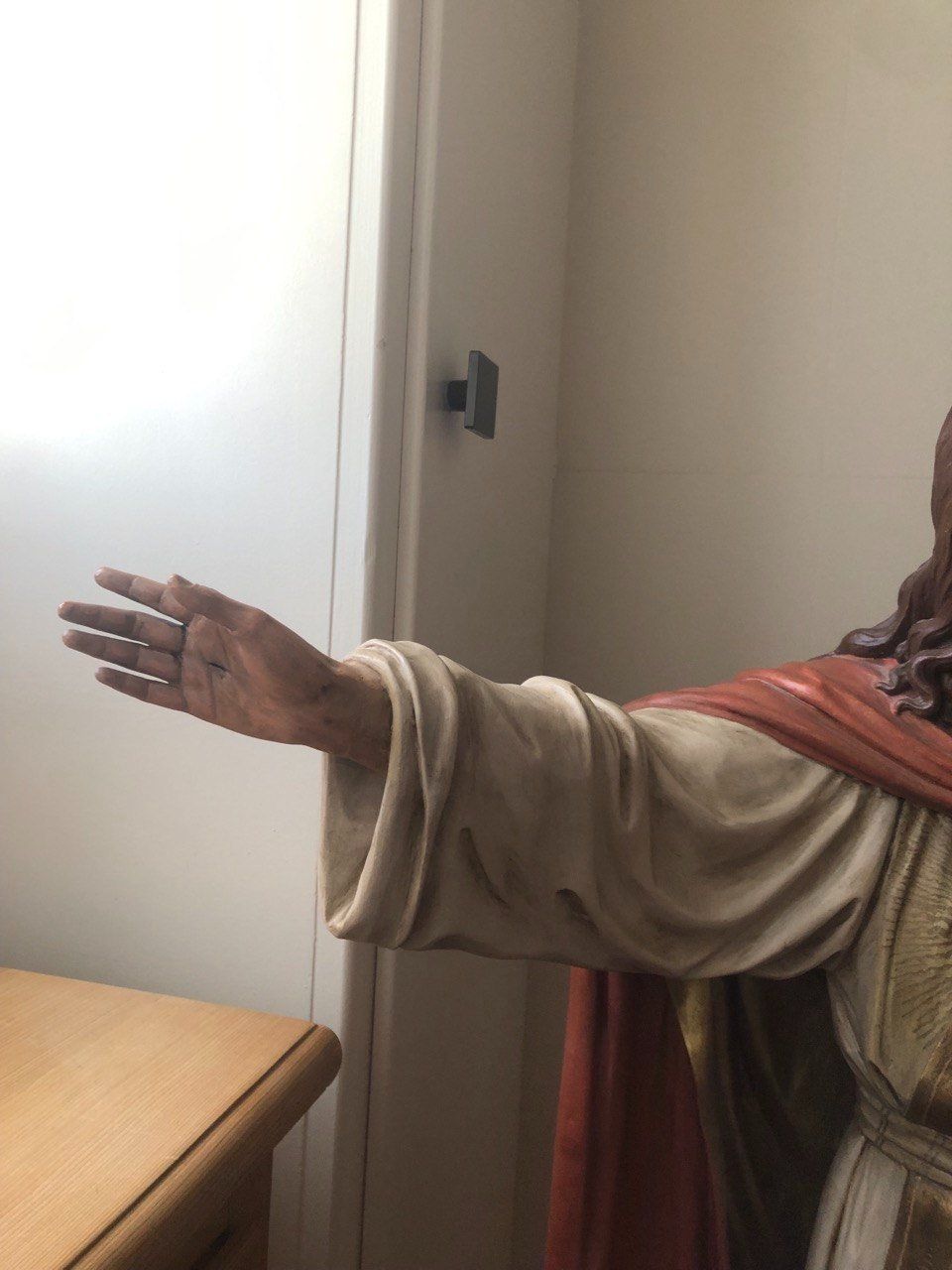 Sculture & Statue: Antike Jesus Holzstatue ca 1890 – Usato da Speicher venduto da Ramtha1 6