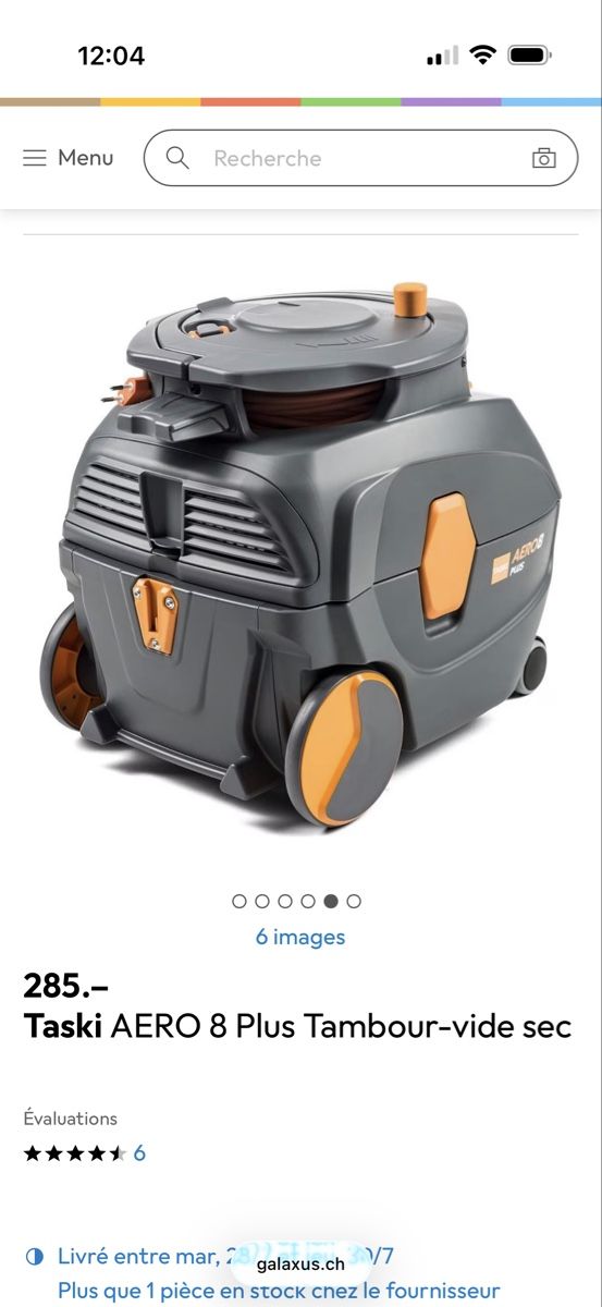 Aspirapolveri & Accessori: Aspirateur Taski AERO 8 Plus – Usato da Lausanne venduto da CamCam11