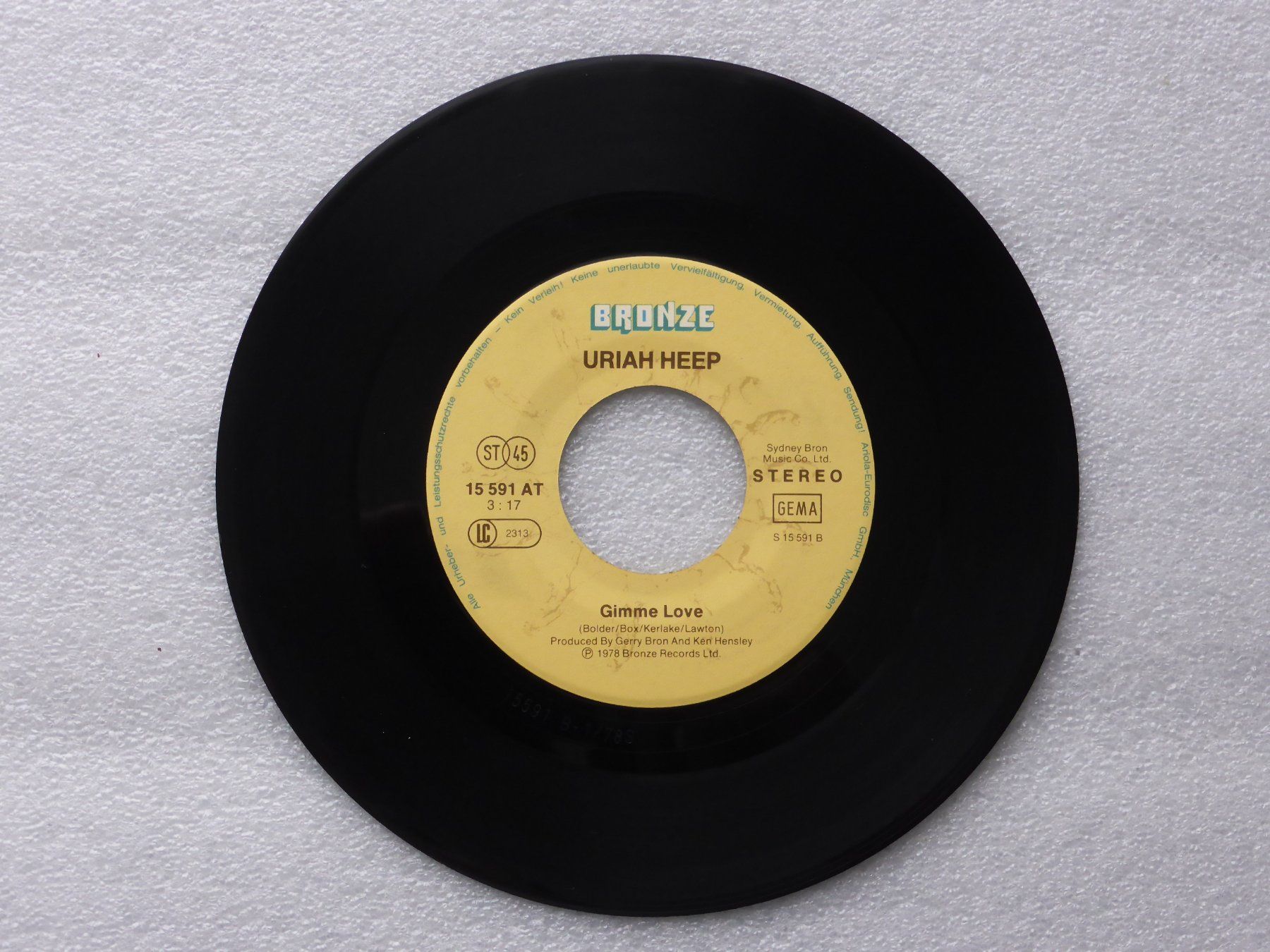 Dischi in vinile: Vinyl Single  URIAH HEEP – Usato da Küssnacht am Rigi venduto da Mondkinder 2