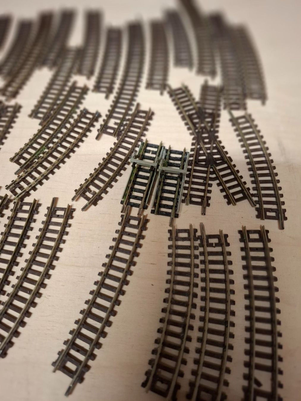Fleischmann Modellini di ferrovie: Grosser Posten Schienen Spur N – Nuovo (secondo la descrizione) da Henau venduto da fag_lzx9