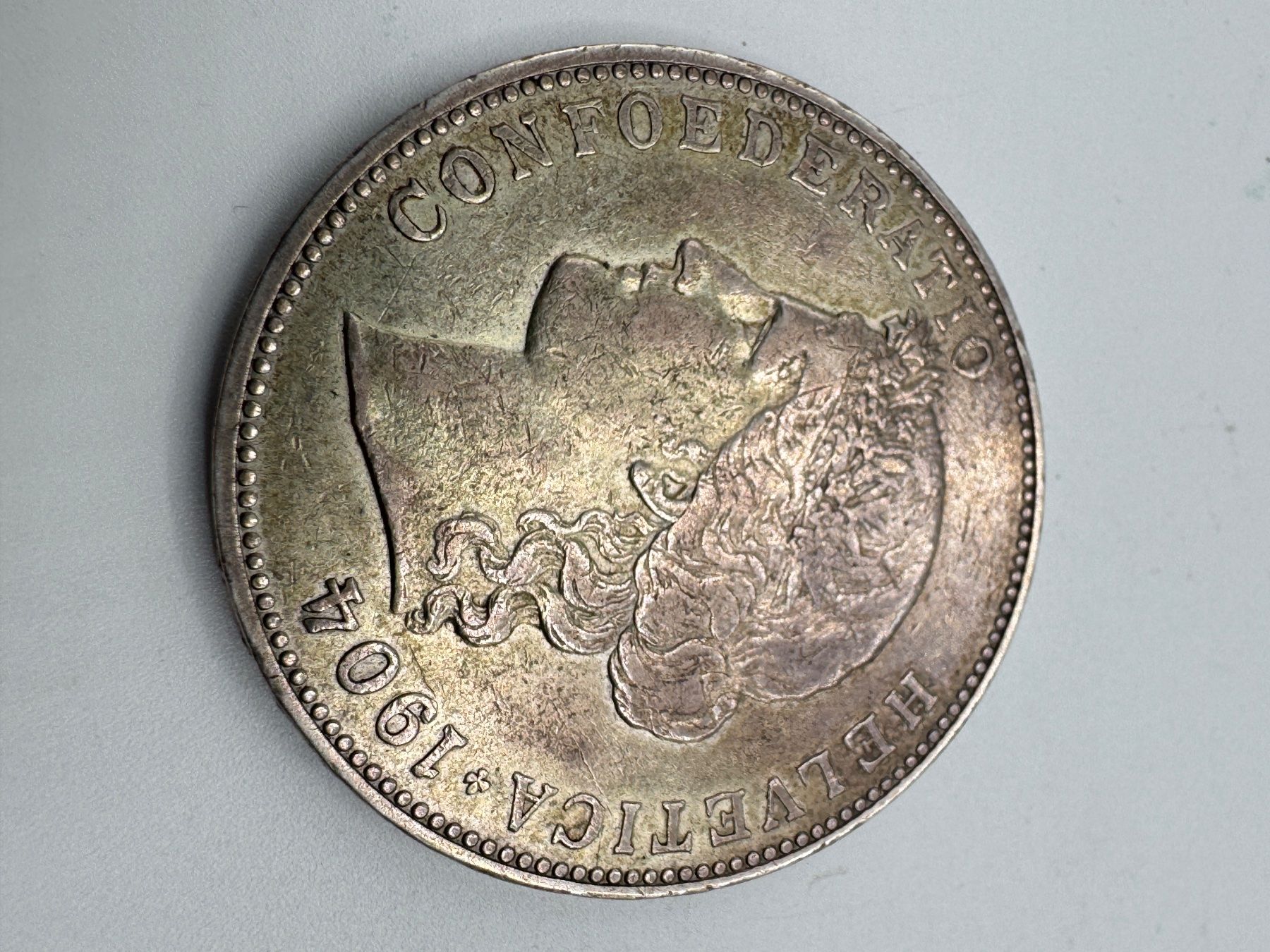 Tutti le monete: 1904 5 Franken – Usato da Sachseln venduto da BONATI01 2