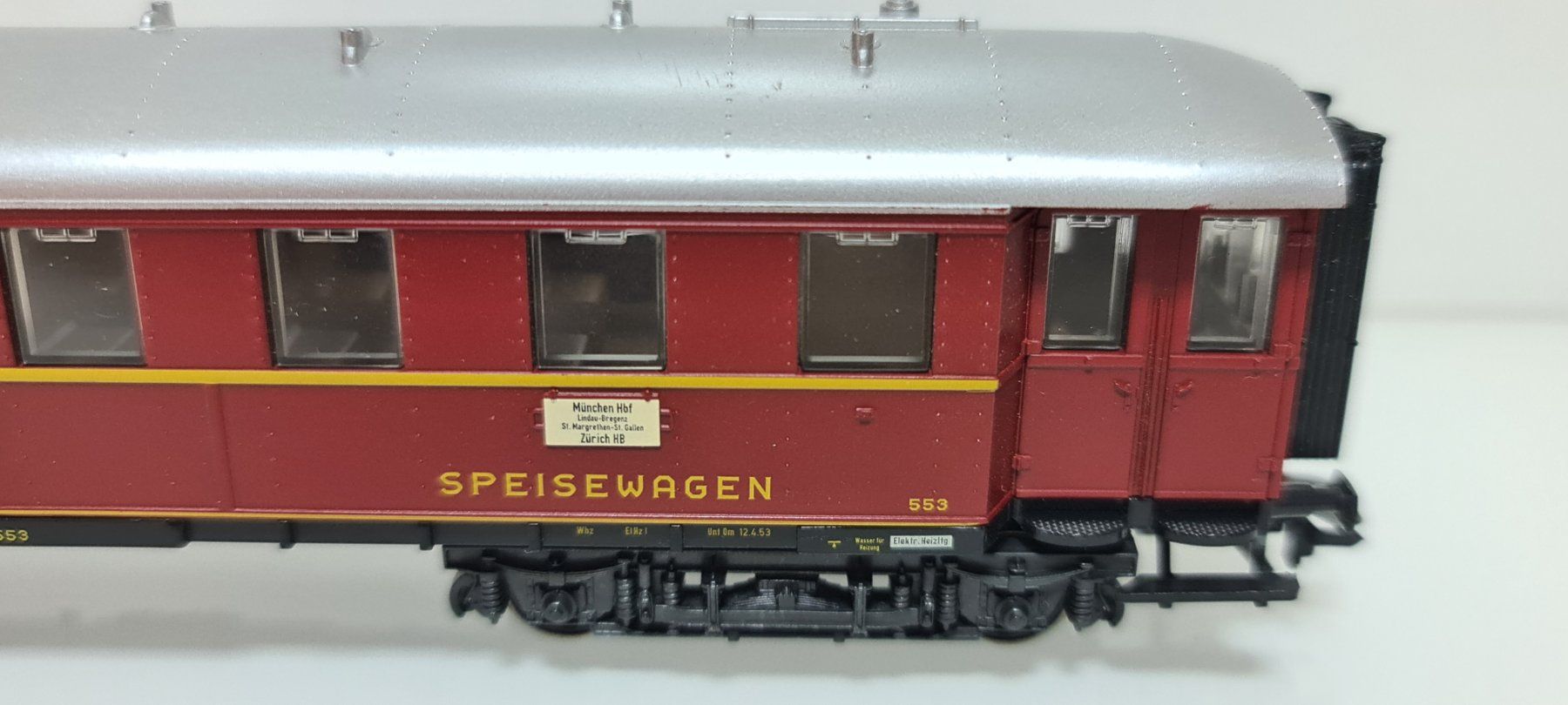 Märklin Modellini di ferrovie: Märklin DSG Speisewagen H0/AC – Usato da Neuenhof venduto da ludovicco 5