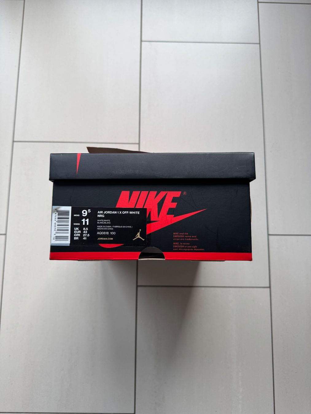 Off-White Scarpe da uomo: Jordan 1 Retro High Off-White Euro – Nuovo e nell'imballaggio originale da Dübendorf venduto da cendre 9