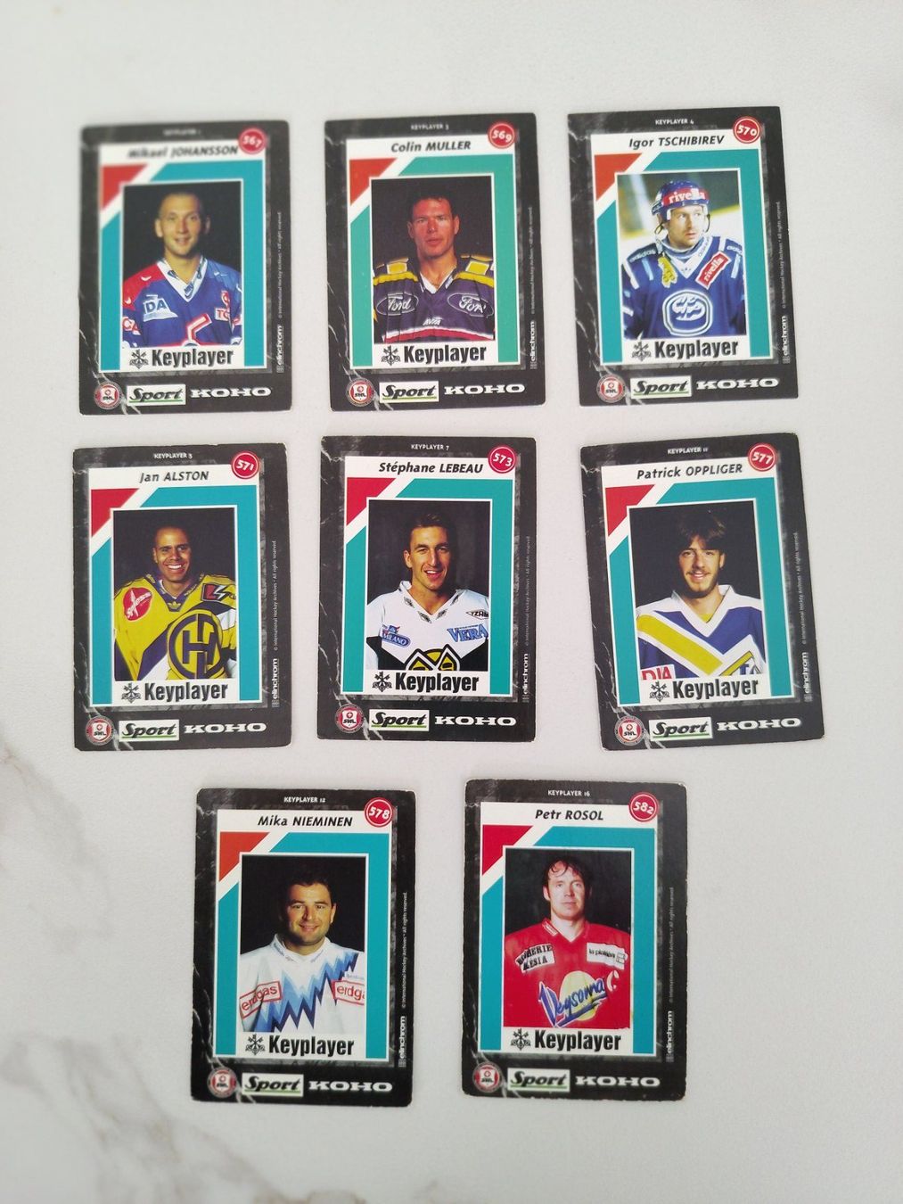 Sammelbilder & Trading cards: Divers cartes Keyplayer 96-97 – Gebraucht aus Plagne von gigi204 1