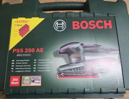 BOSCH PSS 250 AE Schwingschleifer mit Zubehör