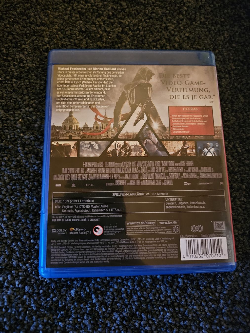 Tutti i DVDs: Assassin's Creed Blu-ray: Actionreiches – Usato da Ruswil venduto da jan_bxl5 1