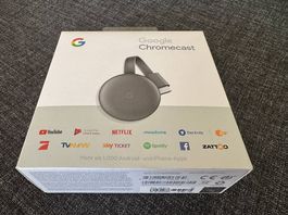 Google Chromecast 3. Generation  komplett in OVP