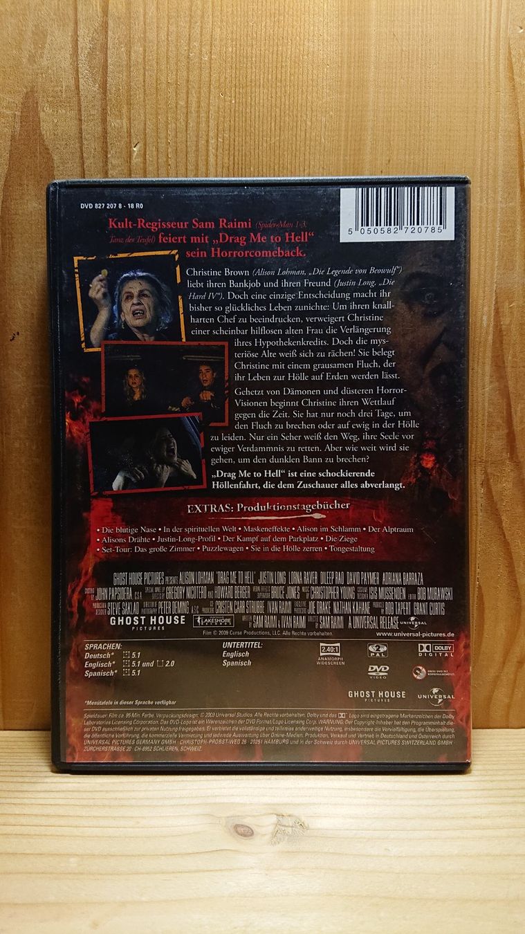 Tutti i DVDs: DRAG ME TO HELL auf DVD – Usato da Wilderswil venduto da Exebub 1