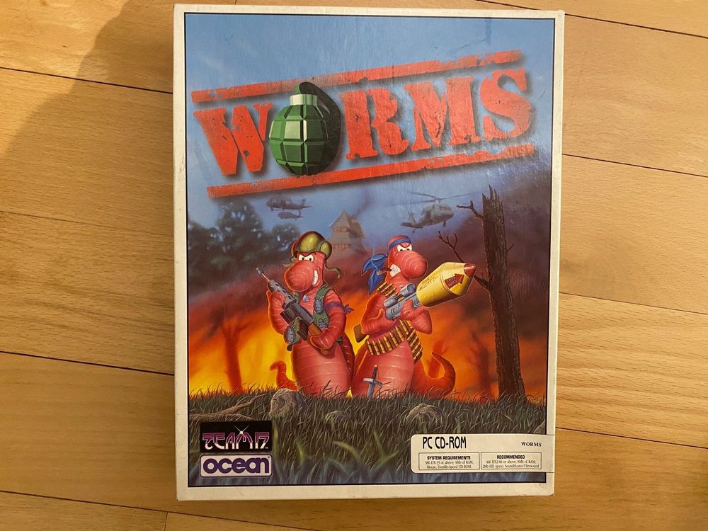 Worms - Kult PC-Game inkl. Box - Vintage 1995 | Kaufen auf Ricardo