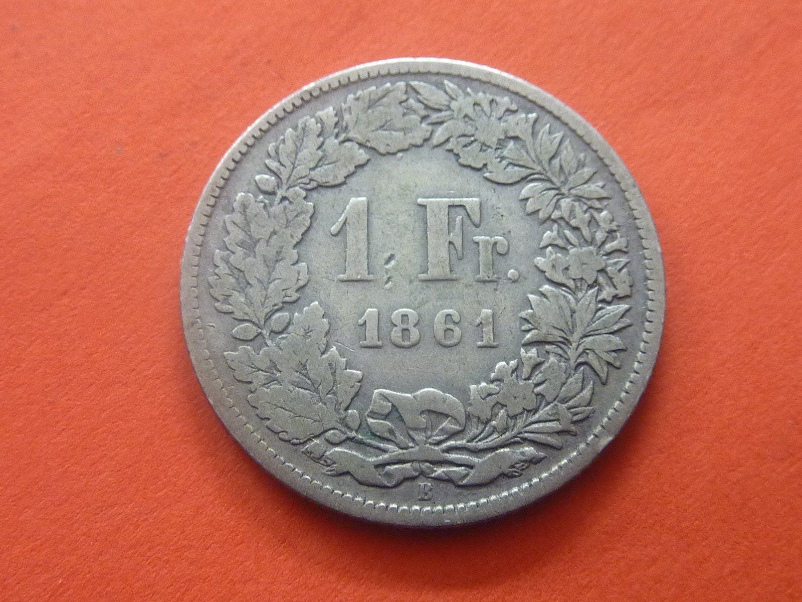 Tutti le monete: 1 Fr. 1861   -  Ungereinigt  - – Usato da Seon venduto da aee_7gpz 1