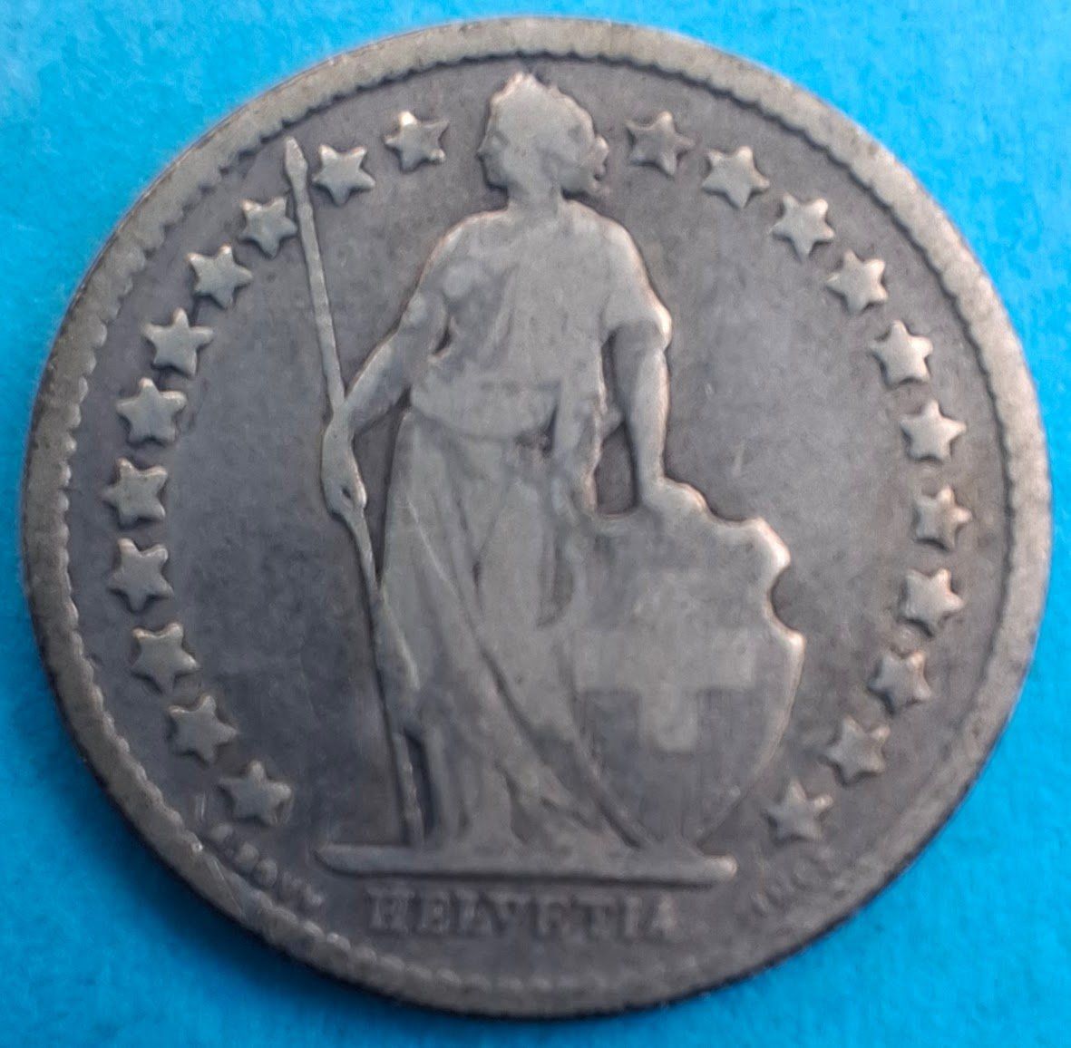 Alle Münzen: CHF___0.50 1878 SS – Gebraucht aus Fribourg von Kiki020 1