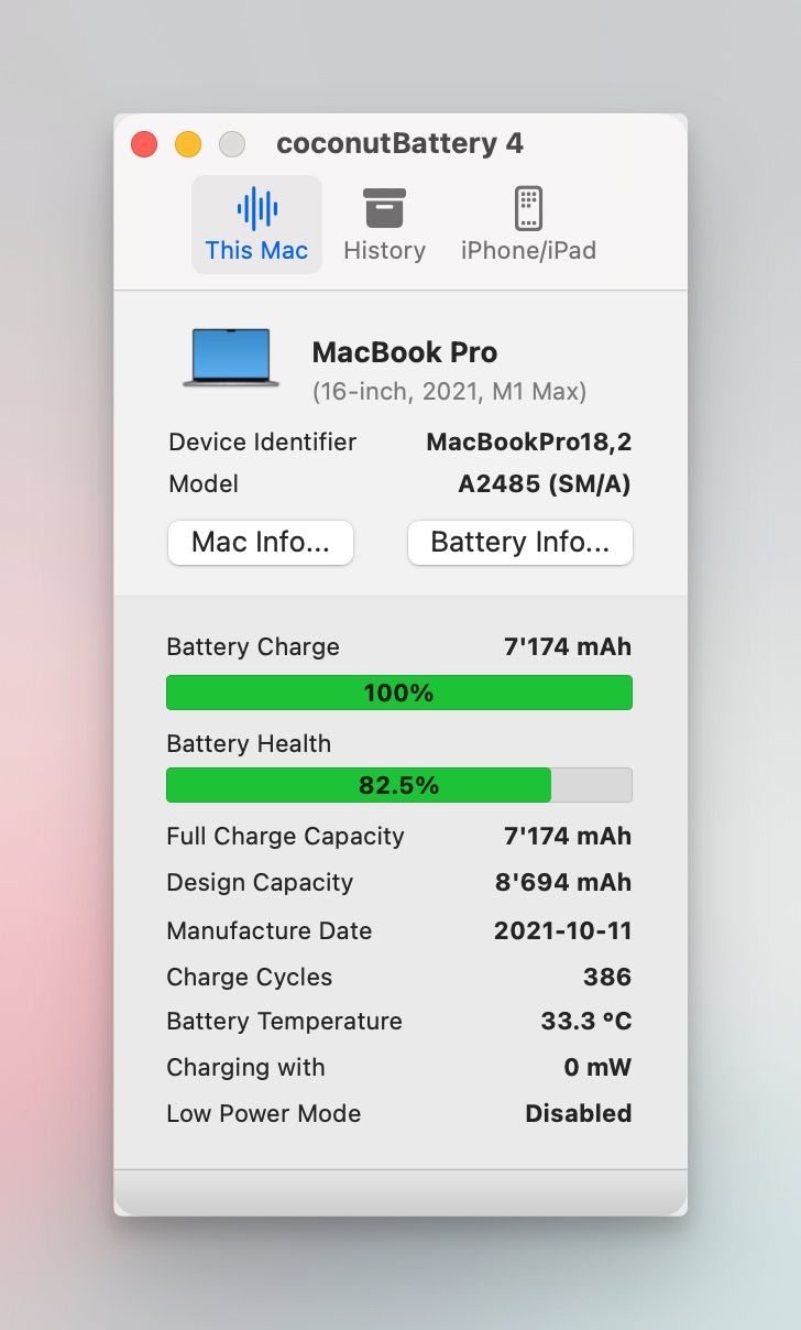 Apple Notebooks: MacBook Pro 16" M1 Max | 64GB | 2TB | Maximalkonfiguration – Gebraucht aus Illnau von Halixx 3
