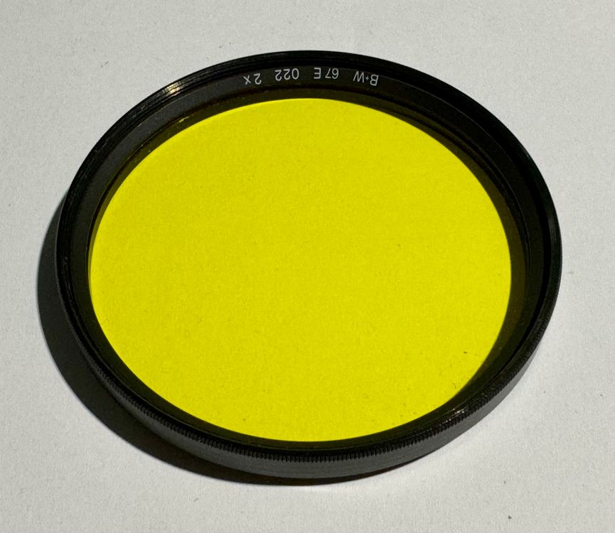 B+W filtre 70605 022 diamètre 77mm 77 022 2x jaune moyen. F-PRO