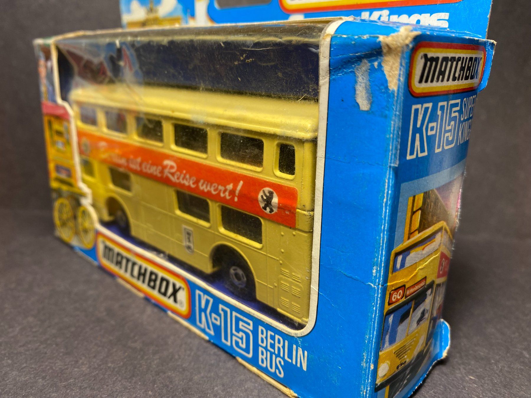 Matchbox Modellautos: Matchbox Superkings K-15 Berliner Bus OVP – Neu (gemäss Beschreibung) aus Spiez von Mlandcruiser 3