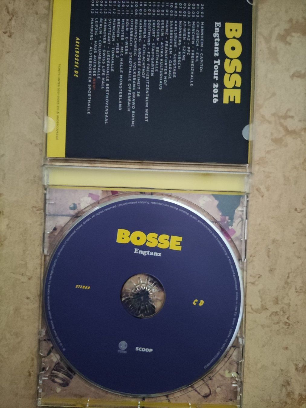 CDs: Bosse – D'occasion à Basel par Alacant 2