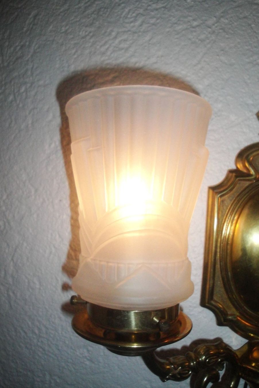 Lampade: Tischleuchte aus Messing und Glas – Usato da Zürich venduto da Paykan 4