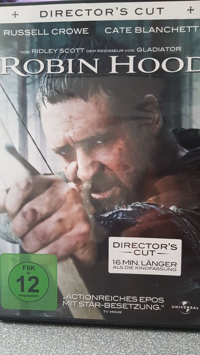 Alle DVDs: DVD Robin Hood - Russel Crowe – Gebraucht aus Oetwil am See von fineli2