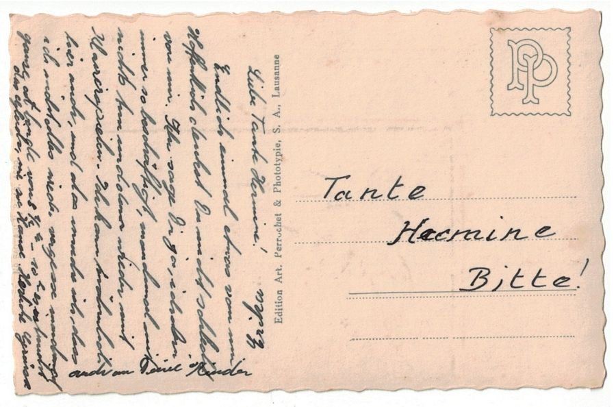 Cartoline postali: Le Sentier, vers 1935-40 – Usato da Frauenfeld venduto da POML 1