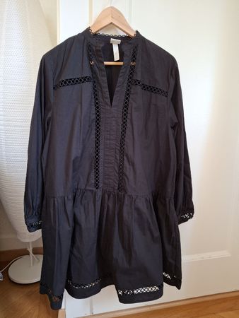 Robe noire H&M en coton T36