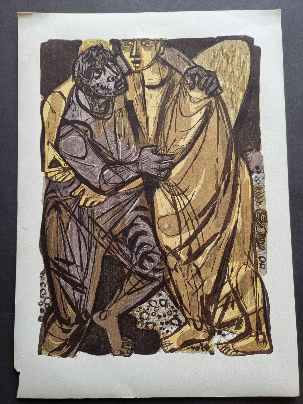 Xilografie: FELIX HOFFMANN HOLZSCHNITT – Usato da Gersau venduto da grafik-kunst 1