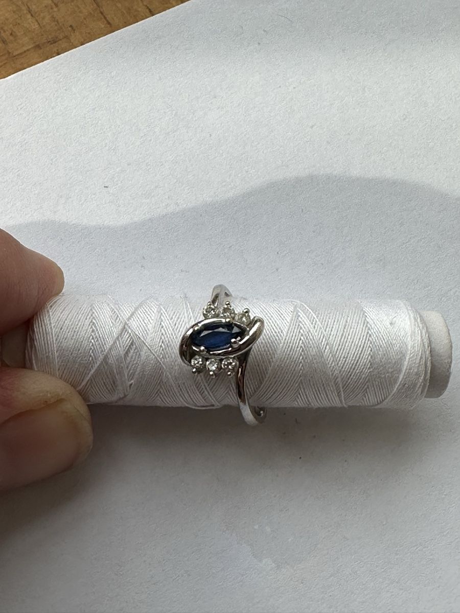 Ringe: Saphir mit Diamanten – Gebraucht aus Bäch SZ von Spiesson 4