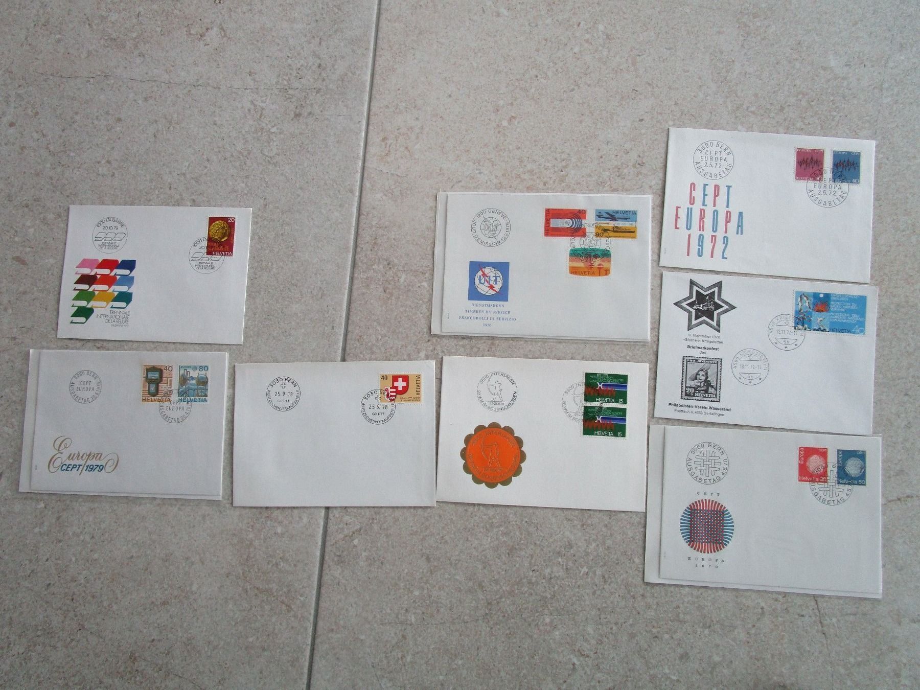 Tutti i francobolli: Schweizer Briefmarken Ausgabetag Brief – Usato da Grenchen venduto da Uhus15