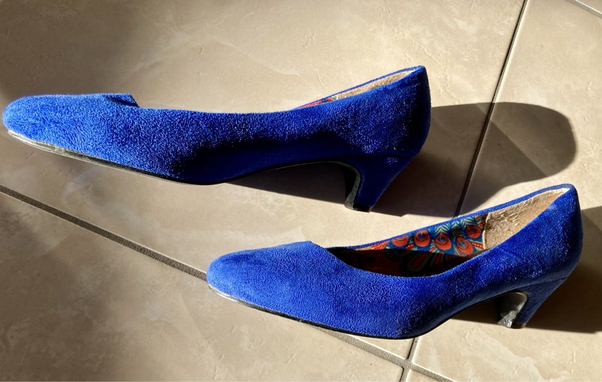 Cube Scarpe da donna: Cube Damen Pumps, Gr. 37, blau – Usato da Vinelz venduto da Viewfinder84 4