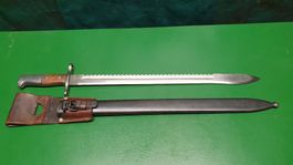 Säbelbajonett Ord 1914 Faschinenmesser Stahlscheide Frosch