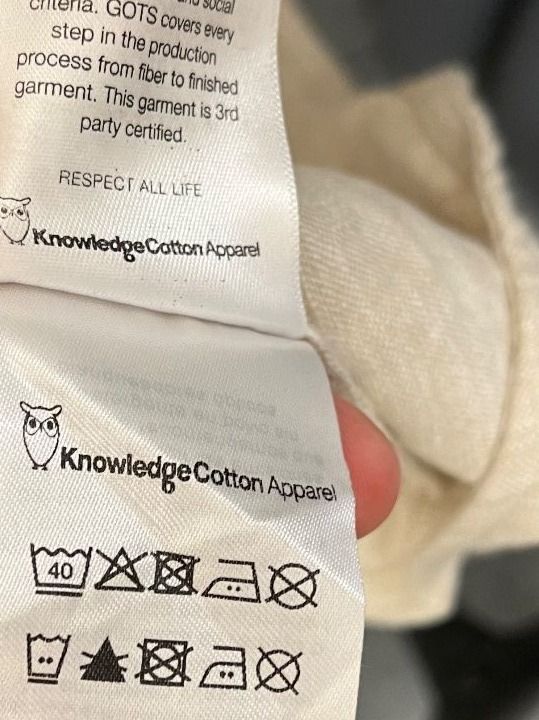 Kleider: Wickelkleid XS Leinen Leinenkleid Knowledge Cotton Apparel – Neu (gemäss Beschreibung) aus Aarau von REVIVI 4