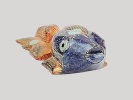 Hand Sculpted Wooden Big Fish /Geformtes Holz / Bois sculpté