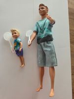 Barbie Ken mit Sohn Federball