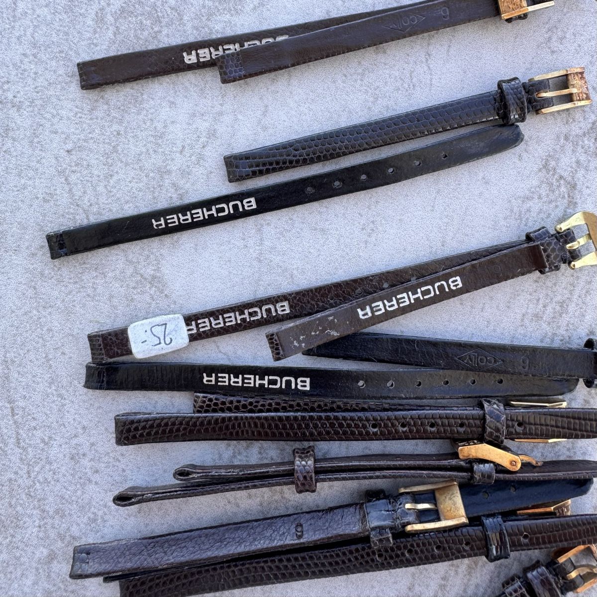 Bucherer Montres: Bucherer Watch Straps Vintage Lot – Neuf (Voir description) à Arzier-Le Muids par Avanna 5