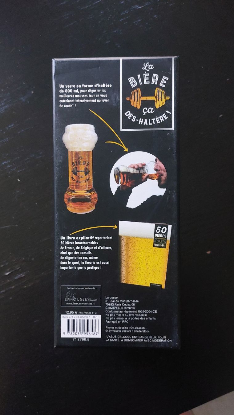 Bicchieri: Verre à bière haltère – Nuovo e nell'imballaggio originale da Saxon venduto da Squal_ 2