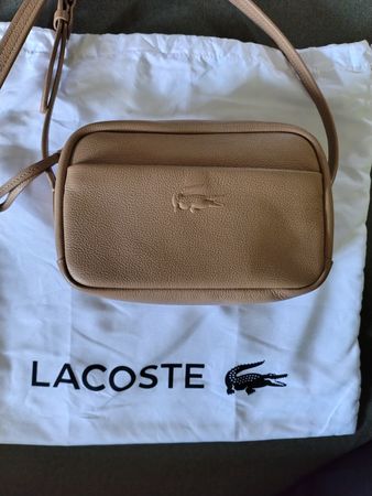 LACOSTE City Court Crossover Bag Umhängetasche Tasche Beige