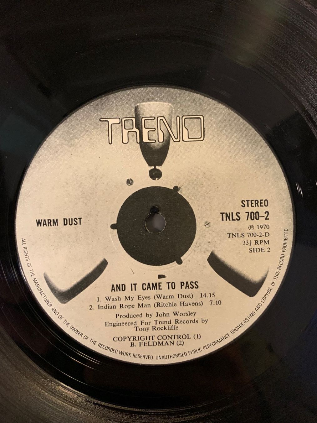 Schallplatten: Warm Dust - And It came To Pass – Gebraucht aus Aesch BL von BlueMusicRecords 5
