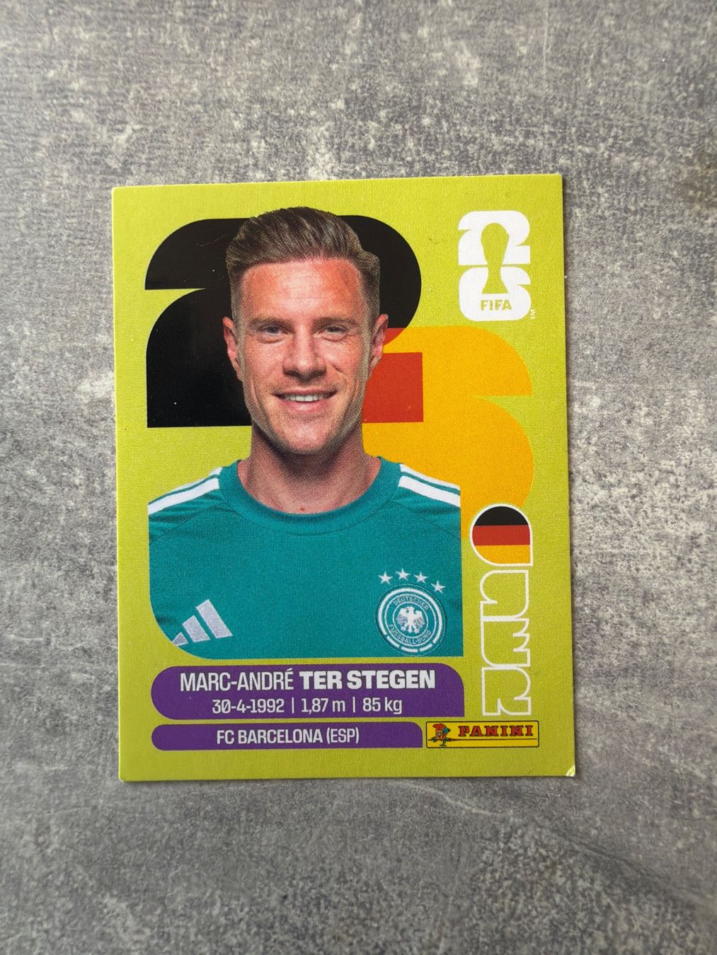 Panini Carte collezionabili: Panini Marc-Andre ter Stegen GER 2 – Usato da Pfeffingen venduto da Fantasy1971