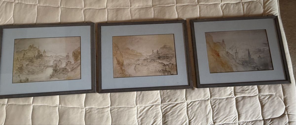 Foto & Immagini: 3er Set Kunstdrucke Baden Aargau wiliam Turner, gerahmt – Usato da Altdorf UR venduto da Pedrob3 4