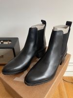 Rockamora Stiefel Gr 38 Leder schwarz rutschfeste Sohle