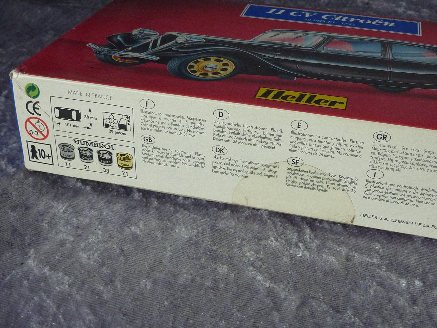 Citroën Modellini d'auto: Citroen 11 CV Heller 1:43 – Nuovo e nell'imballaggio originale da Dürrenäsch venduto da modellautos4you 1