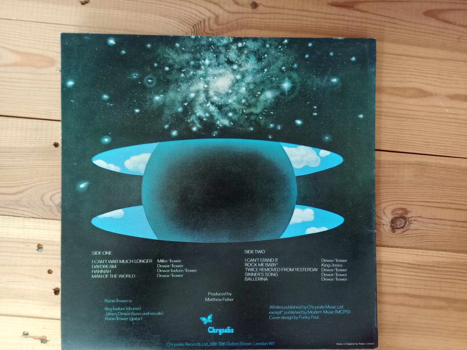Dischi in vinile: Robin Trower - Twice Removed From Yesterday LP Vinyl – Usato da Waldenburg venduto da STICKER_KING 1