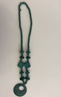 Modeschmuck Halskette grün 