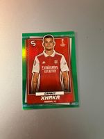 Topps Superstars 2023 Granit Xhaka Arsenal Parallel Grün