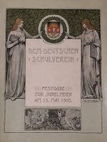 Antikes Buch - Dem Deutschen Schulverein - Festgabe 1905