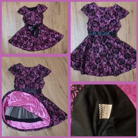 Festliches Kleid mit Spitze ca. 92