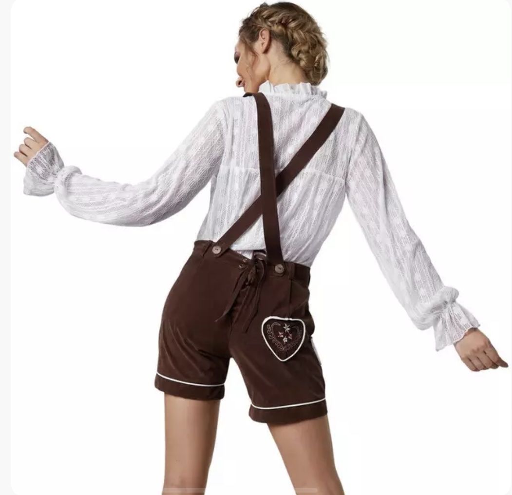 Costumi: Lederhosen Damen Grösse L – Nuovo e nell'imballaggio originale da Aedermannsdorf venduto da Molinero_ 1