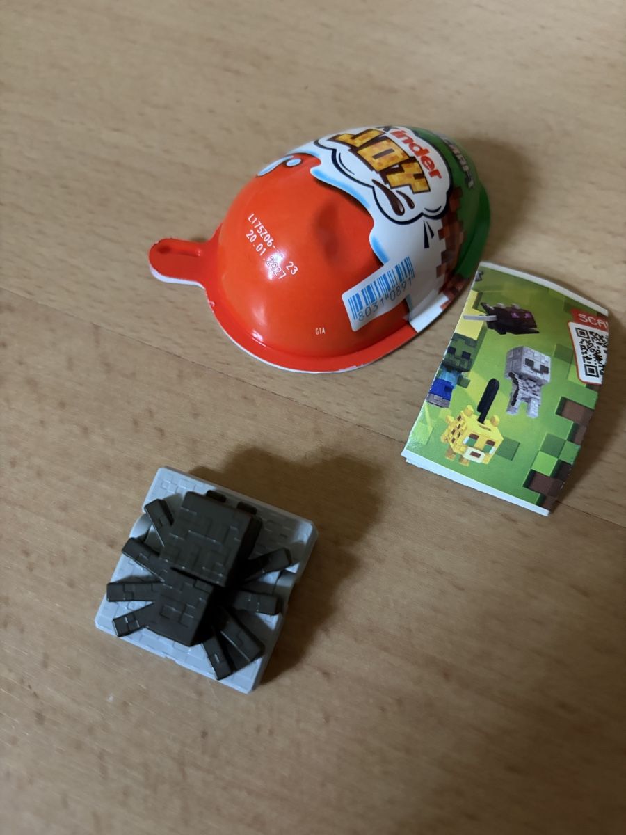 Figuren: Minecraft, araignée, Kinder Joy  – Neu und originalverpackt aus Rochefort von ise_c7lc