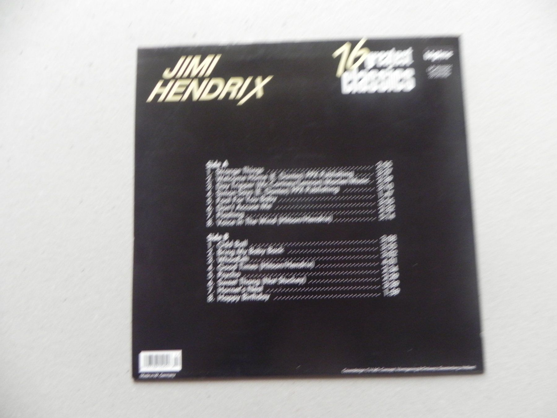 Dischi in vinile: LP USA Psychedelic Rock Jimi Hendrix 16 Greatest Classics – Usato da Siebnen venduto da krimsie 1